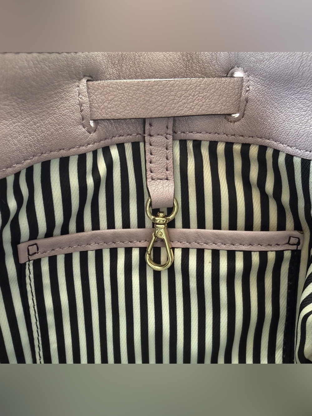 kate spade Lavender Mauve Pebbled Leather Crossbody Bag - Picture 6 of 8